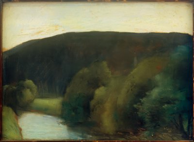 Hilly Landscape by Lesser Ury